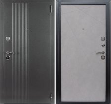 Дверь входная Алтай А60 Серебро/Бетон светлый 960х2050 Правая (6см) (Дверьберг)