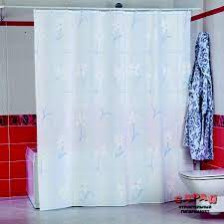 Штора для ванной комнаты 180х200см MIRANDA Country Flower (голубой) полиэстер MRD.01.М6040/blu