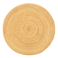 Ковер из джута круглый базовый Ethnic 120 см