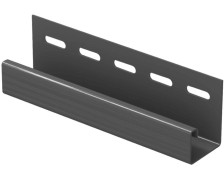 J-профиль Клинкер Нордик графитовый 3м ЮП (20)