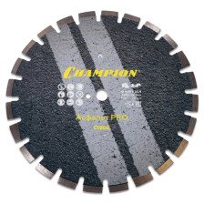 Диск алмазный CHAMPION асфальт PRO 400/25, 4/10 Asphafight (асф, бетон, свежий бетон, мягкие блоки)