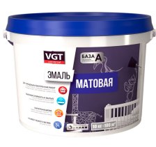 Эмаль ВД-АК-1179 супербелая матовая база А (3кг) ВГТ