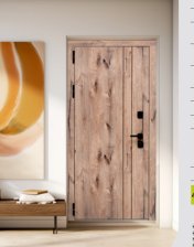 Дверь входная Вертикаль WOOD Веллюто Ферро К7 960х2050 Левая (11см)