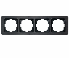 Рамка 4-м Arvia "Lavin" черный (21 25 4000 024)