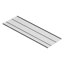 Сеточная полка 1203х406мм черная