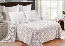 Плед велсофт в кольце Bamboo 245-pbe/CL 150х200 Cleo