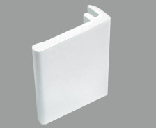 Наличник телескоп ПВХ F белый 2,17 м (Kapelli)