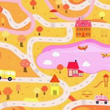 Линолеум Комитекс Лин Версаль Хуторок 20-182 2,0м  0.2/3.0мм