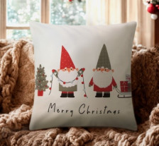 Наволочка декоративная полиэстер Гномики 40х40 см Этель