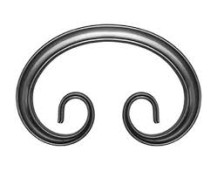 Вензель кованый C SK43.07 140х96мм Т15х15