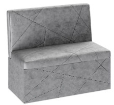 Скамья прямая "Сидней" ателье светлый/тк светло-серая