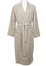 Халат махровый лен рис 1 цв 1 54-56/170-176 Орша