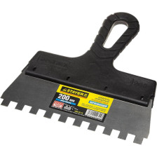 Шпатель фасадный зубчатый STAYER 200мм зуб 10х10мм 1009-20-10