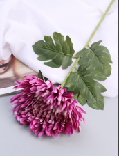 Цветы искусственные Хризантема леди элит 67х16см сиреневый 10709206