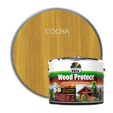 Пропитка Wood Protect для защиты древесины (9л) сосна Dufa