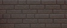 Сайдинг цокольный Стоун-хаус кирпич коричневый (0,23х3,045) Ю-пласт