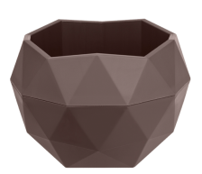 Кашпо Топаз мокачино 0,17л