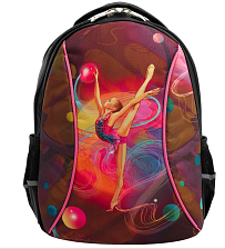 Рюкзак для гимнастики 216 M-032, цвет чёрный/розовый 4612632