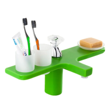 Смеситель для раковины однорычажный GAPPO Gyron G 1096-9 зеленый с аксессуарами