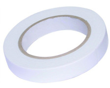 Лента клеящая двусторонняя на вспененной основе 19ммх1,5м 2005012