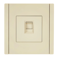 Розетка компьютерная RJ 45 5Е FP432 ваниль