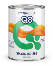 Эмаль ПФ-266 желто-коричневая (0,9кг) Formula Q8