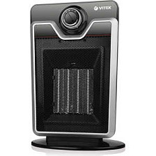 Тепловентилятор VT-1750 2кВт черный VITEK