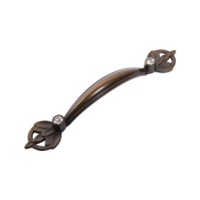 Ручка-скоба RS418BAB 96мм латунь старинная