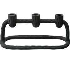 Подсвечник Stery черный 14 см