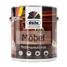 Лак MOBEL мебельный бесцветный (0,9л) DufaRetail