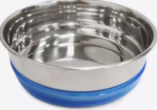 Миска для животных металл 0,5л синяя 684-0651