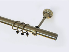 Карниз металл СМ-2452-1Р 25 мм золото антик 1,8 м Дельфа