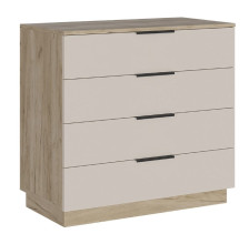 Комод Бохо КМ-001 Дуб крафт серый/кашемир