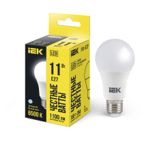 Лампа светодиодная Е27 11W/6500 А60 (стандарт) IEK