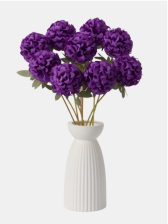 Цветы искусственные Гортензия Галант 7х43см фиолетовый 10104974