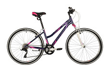 Велосипед STINGER 26" LATINA фиолетовый, сталь, размер 15", MICROSHIFT
