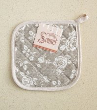 Прихватка 18х18 рогожка Sonnet Реверанс бежевый