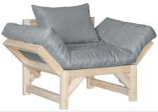 Кресло для отдыха Бинго массив Bravo Grey (кат1)