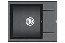 Мойка 650х500мм искусственный камень черный GR-6503