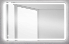 Зеркало с подсветкой SPC-MAR-1000-600-LED-TCH, 12W, 220-240V  сенсорный выключатель (100х60х3)