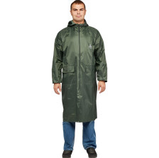 Плащ влагозащитный Тайфун зеленый р 56-58/182-188