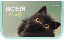 Пенал 190х115 мм 1 отд Милый котик-1 ПН-7386