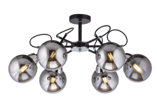 Люстра SR 40317MD/6 MBK+CH D640 x H310 6х40W E27 2.7кг