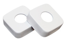 Отражатель 3/4" квадрат белый матовый 20мм 