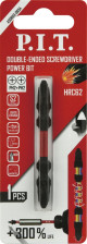 Бита двусторонняя PH2хPH2 65мм 1шт P.I.T. IMPACT ASDR03-065A