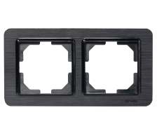 Рамка 2-м Arvia "Lavin" черный (21 25 4000 022)