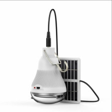 Фонарь Gauss св/д св/к ЛОН A60 E27 3W(130lm) 4000K 4K IP44 солнечная панель провод 5,1м 902102