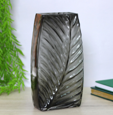 Ваза стеклянная 15х28х6 см GREY GlASS