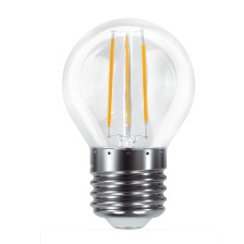 Лампа светодиодная Е27 7W/827 шар прозрачный P45 F-LED ЭРА