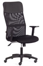 Кресло Practic Plt ткань/кожзам Черный TW-11/W-11/36-6